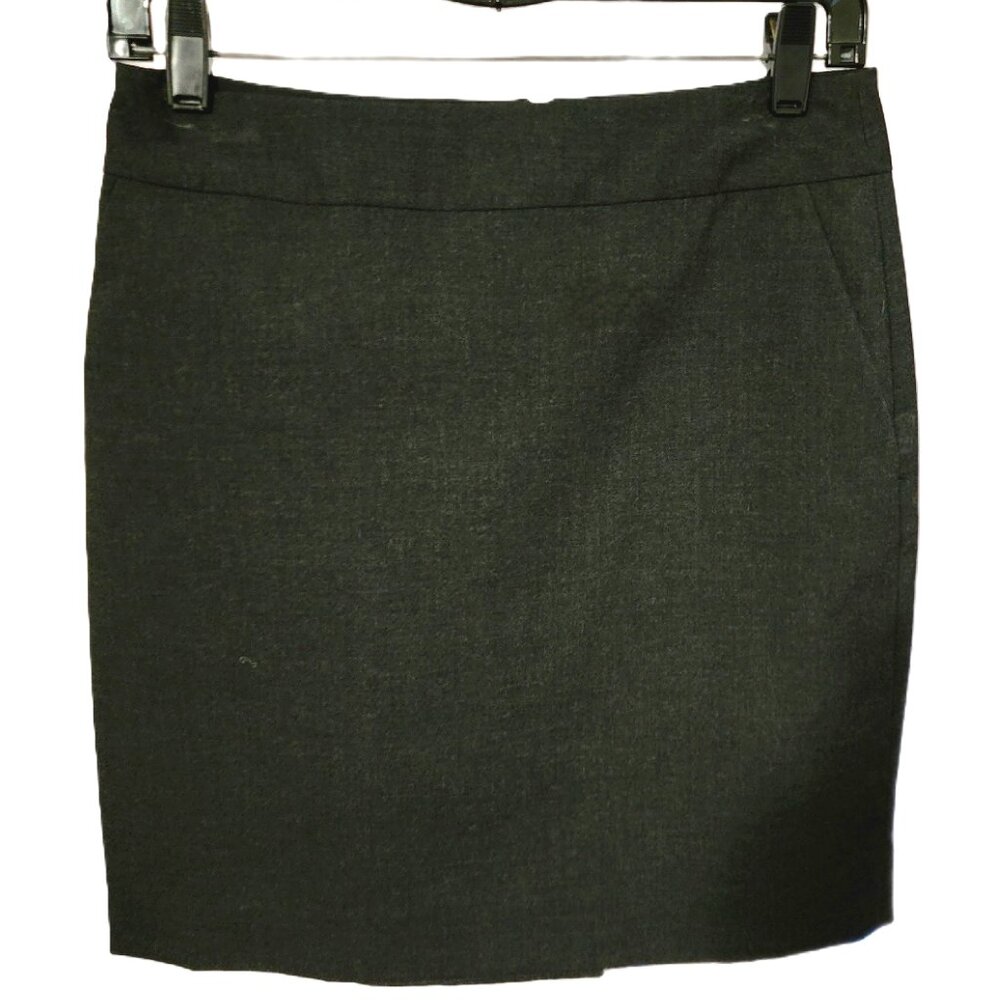Banana Republic Women’s Dark Gray Pencil Skirt with Pockets Size 2P